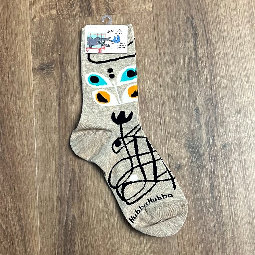 NWT Blue Q "Hubba Hubba" Quirky Socks Sz 5-10